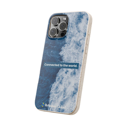 Connected to the World Biodegradable Phone Case