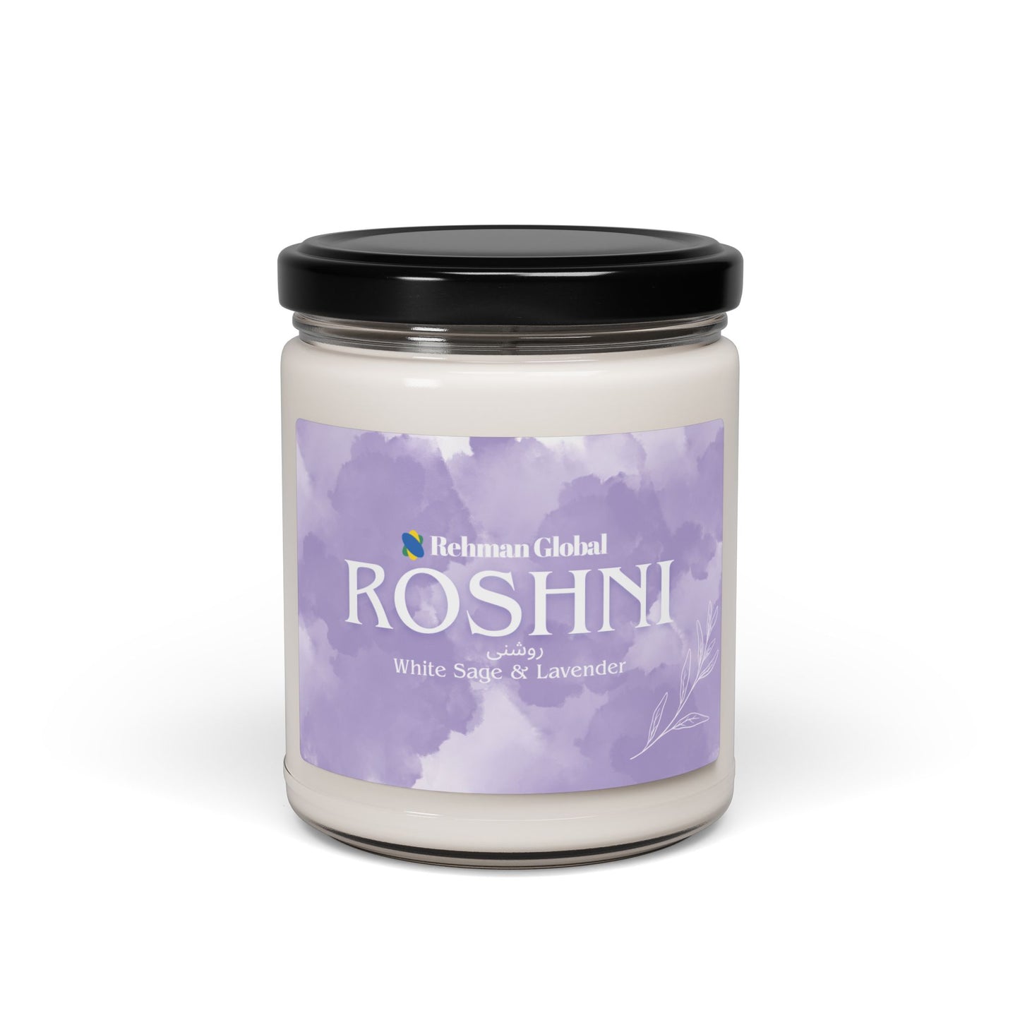 ROSHNI Scented Soy Candle, 9oz