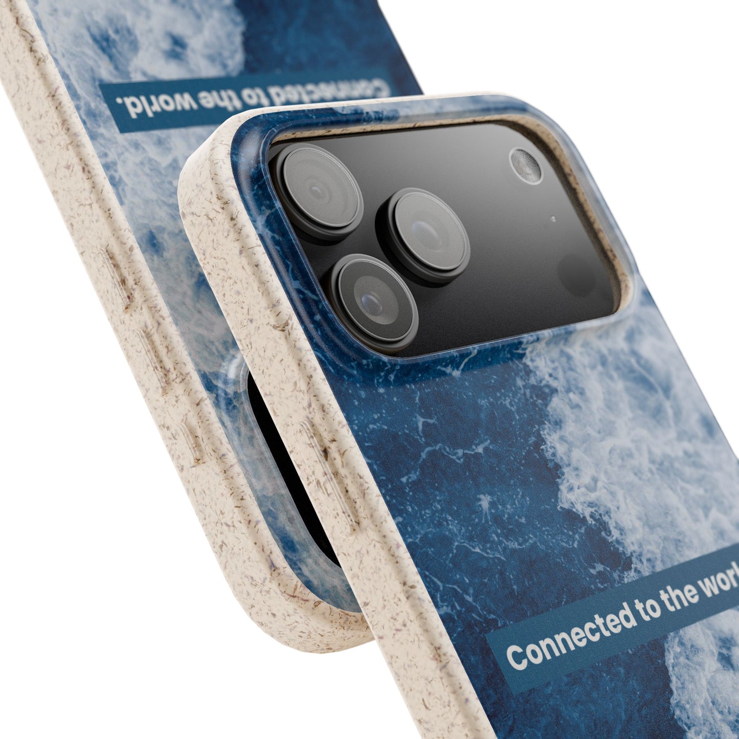 Connected to the World Biodegradable Phone Case