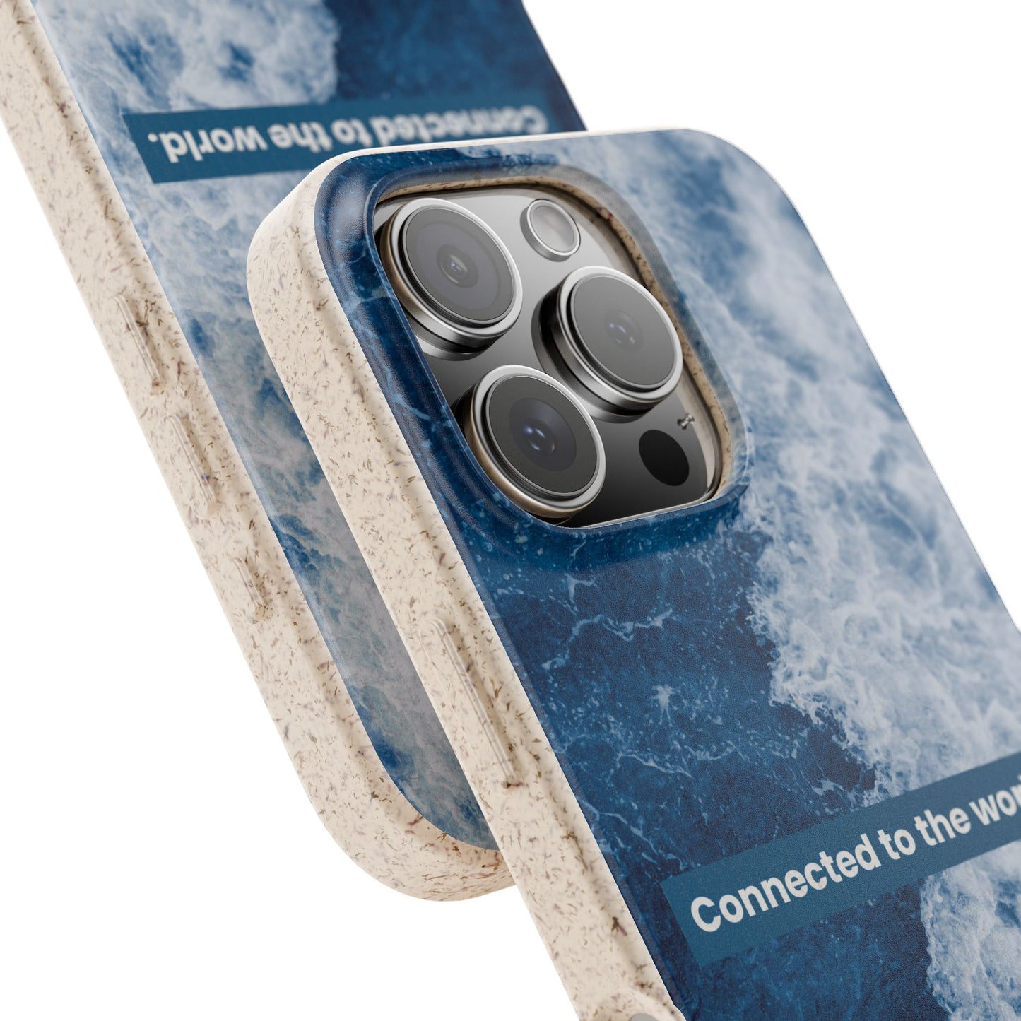 Connected to the World Biodegradable Phone Case