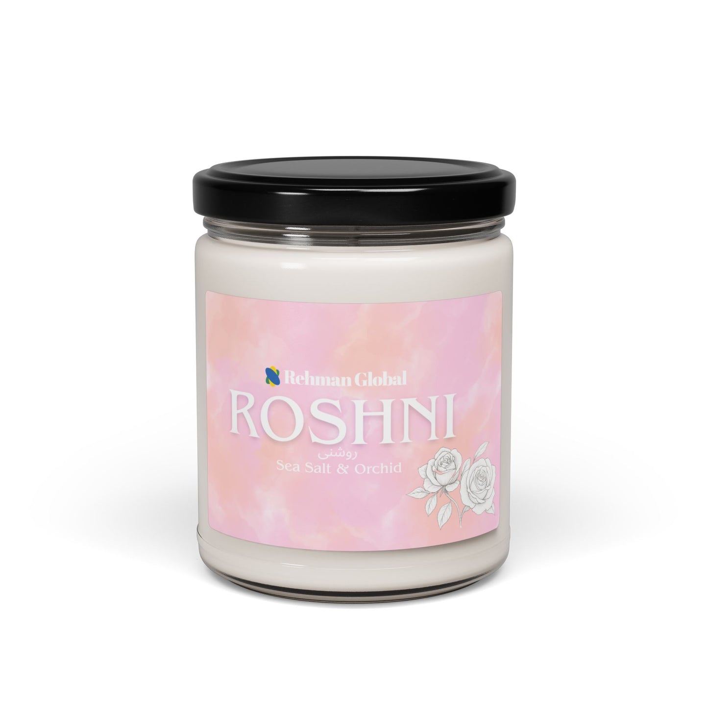 ROSHNI Scented Soy Candle, 9oz