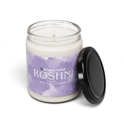 ROSHNI Scented Soy Candle, 9oz