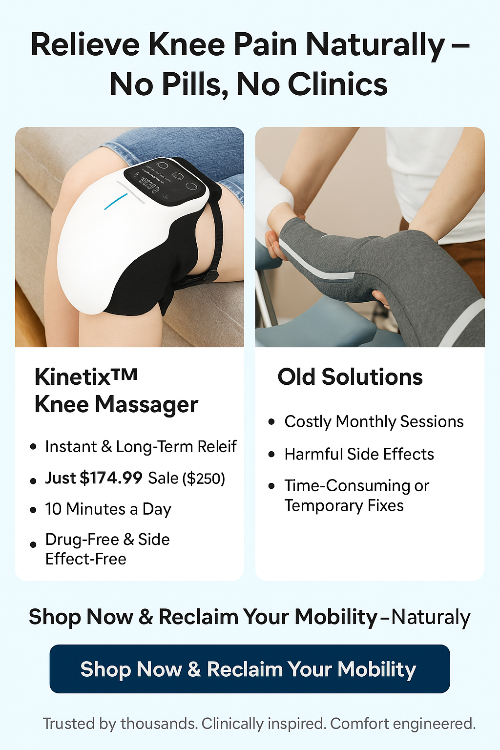 Kinetix™ Smart Knee Massager