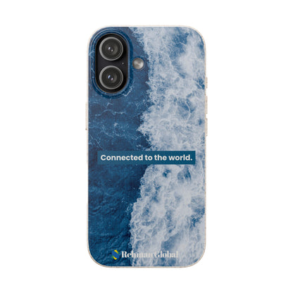 Connected to the World Biodegradable Phone Case