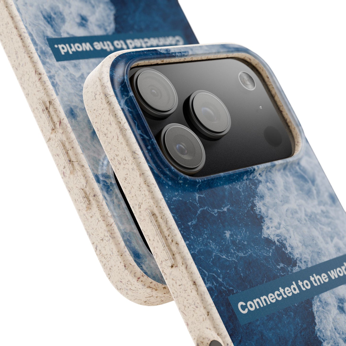 Connected to the World Biodegradable Phone Case
