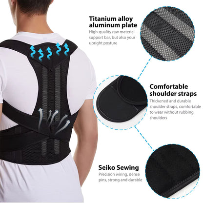 ComfortBack™ Adjustable Back Brace Posture Corrector