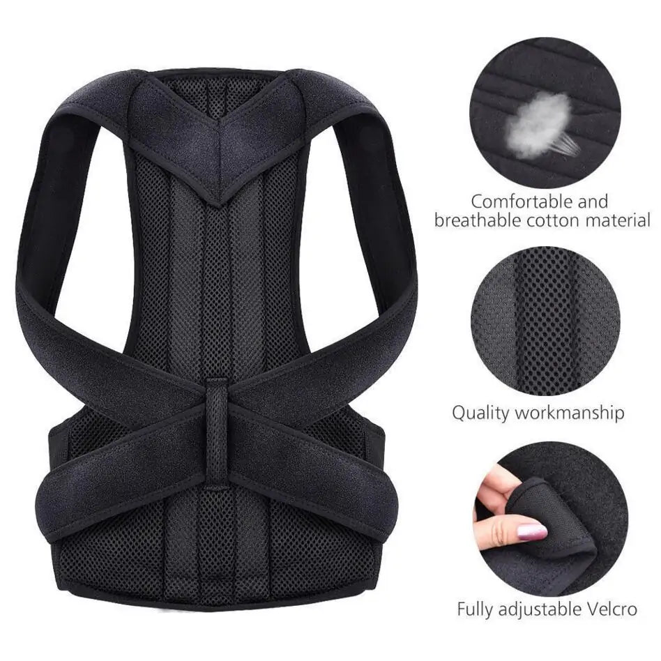 ComfortBack™ Adjustable Back Brace Posture Corrector